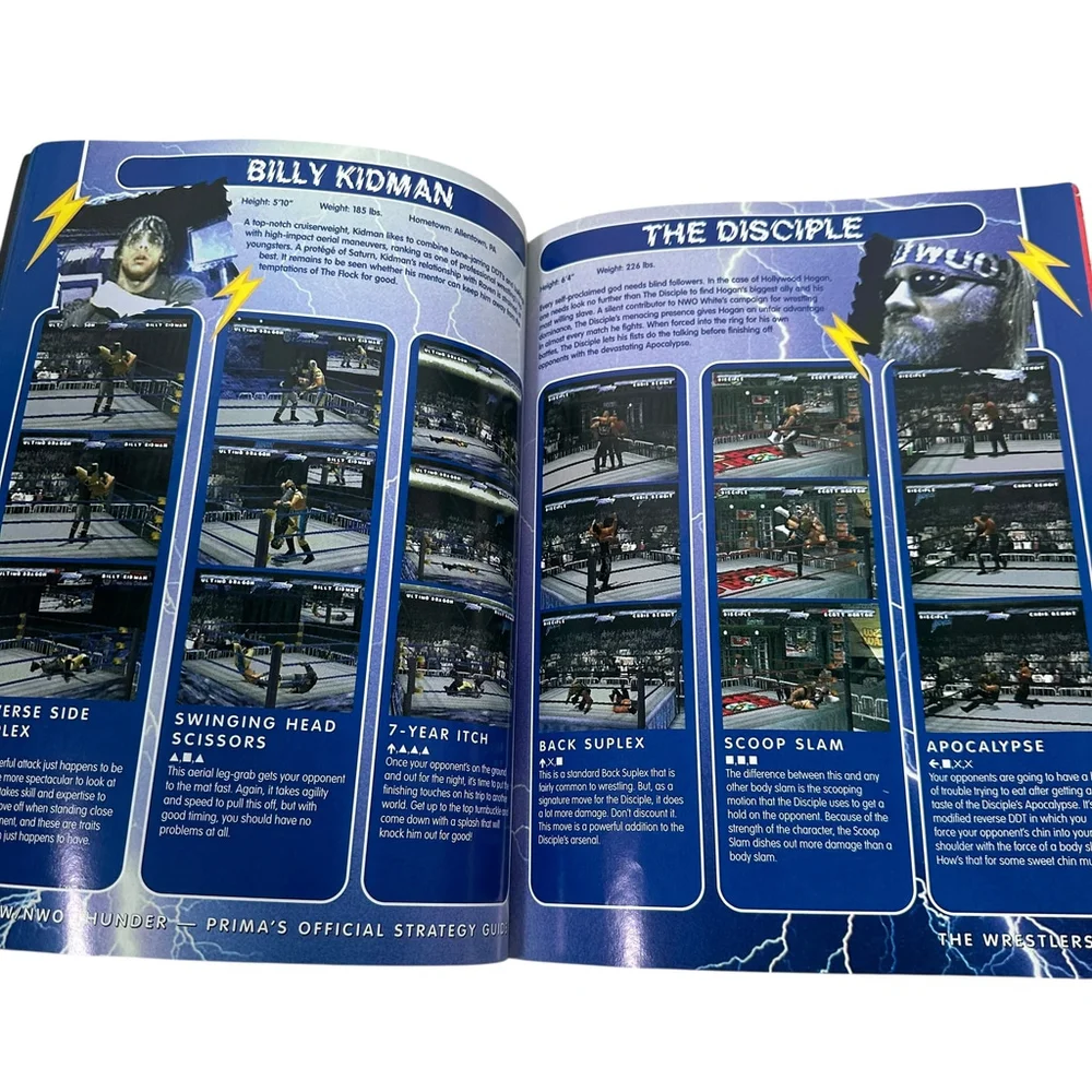 1998 WCW/NWO THUNDER (PRIMA'S OFFICIAL STRATEGY GUIDE) By Anthony Pena